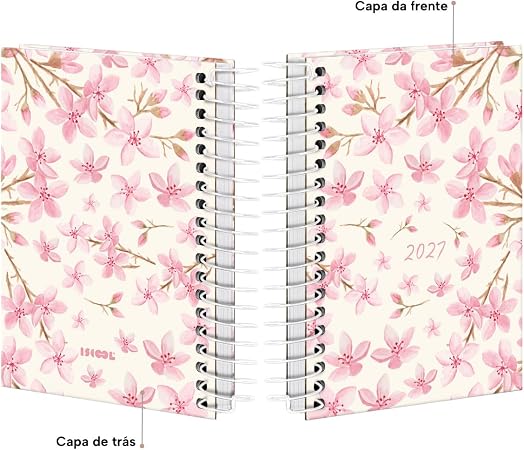 Agenda 2027 Mini Floral Sakura Cerejeira Japonesa Iscool 5