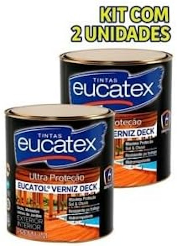 Eucatol Verniz Deck Mogno Brilhante 225 ml 2