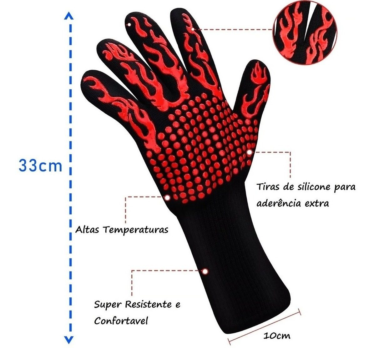 Luva Térmica para Churrasco 4
