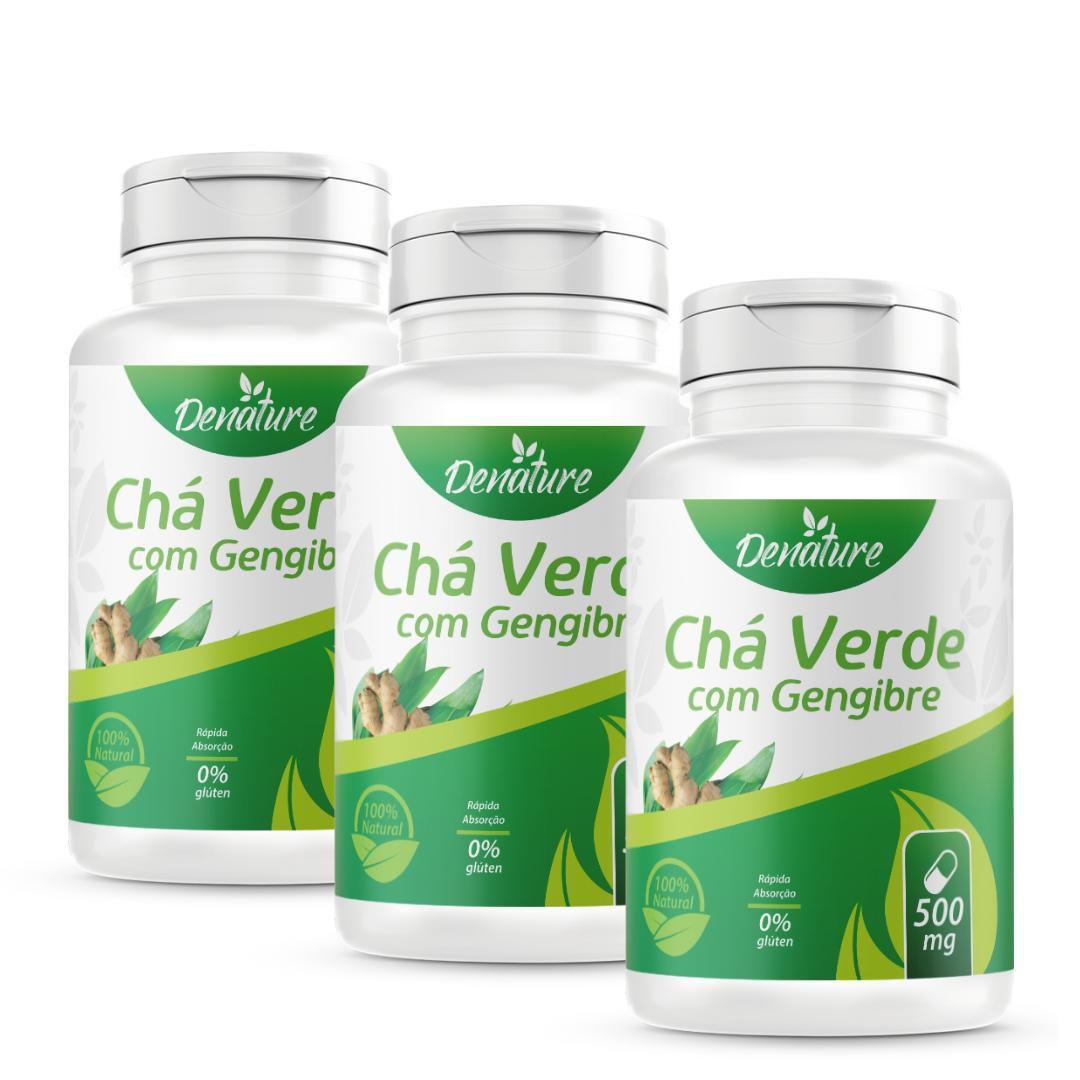 Chá Verde com Gengibre - 3 Frascos 2