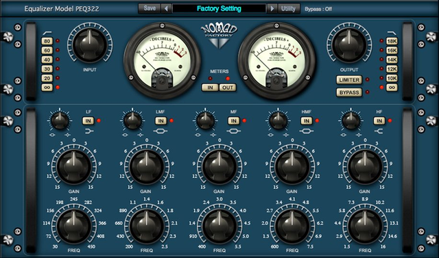 Blue Tubes Equalizer PEQ322 1