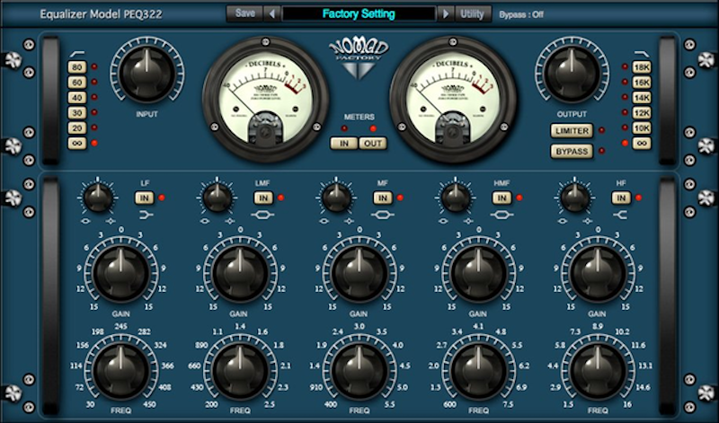 Blue Tubes Equalizer PEQ322 1