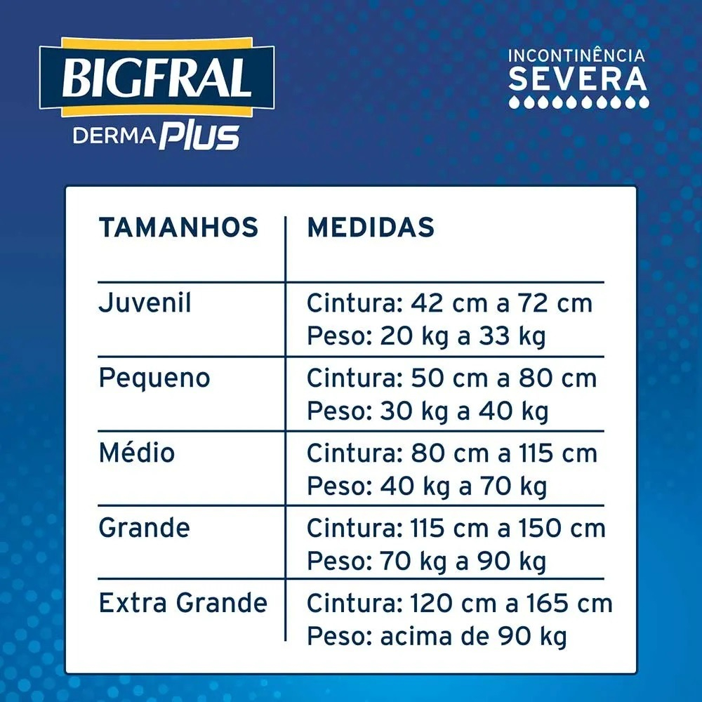 Fralda Bigfral Derma Plus Noturna G 7 Unidades 5