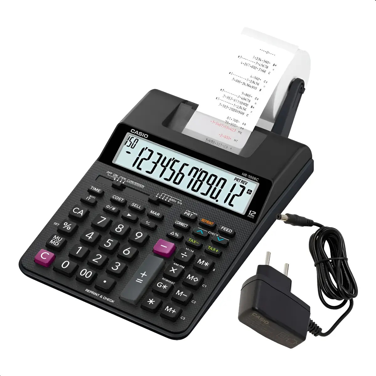 Calculadora com Bobina 12 Dígitos Casio 2