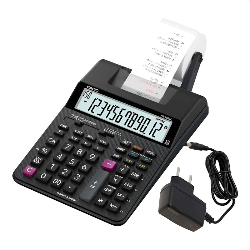 Calculadora com Bobina 12 Dígitos Casio 2