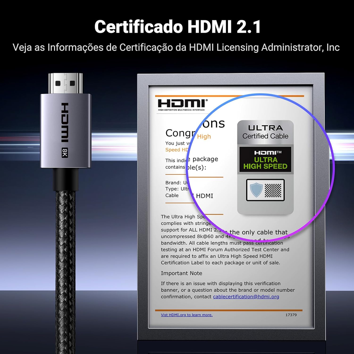 Cabo HDMI 2.1 Ugreen 2
