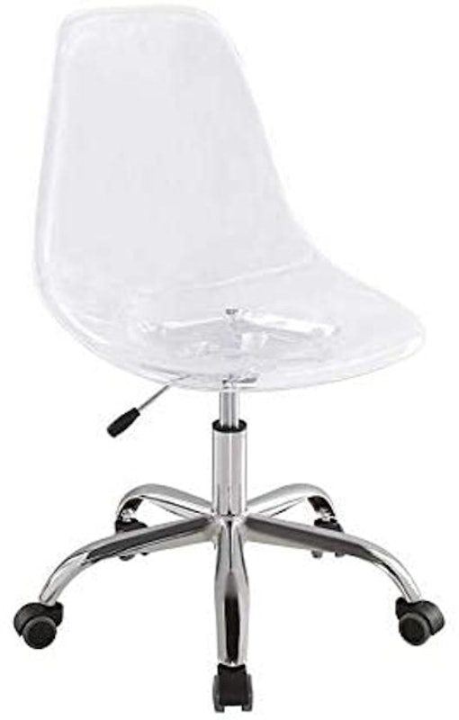 Cadeira Eames Giratória Transparente 1