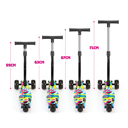 Patinete Infantil 3 Rodas com Led 4