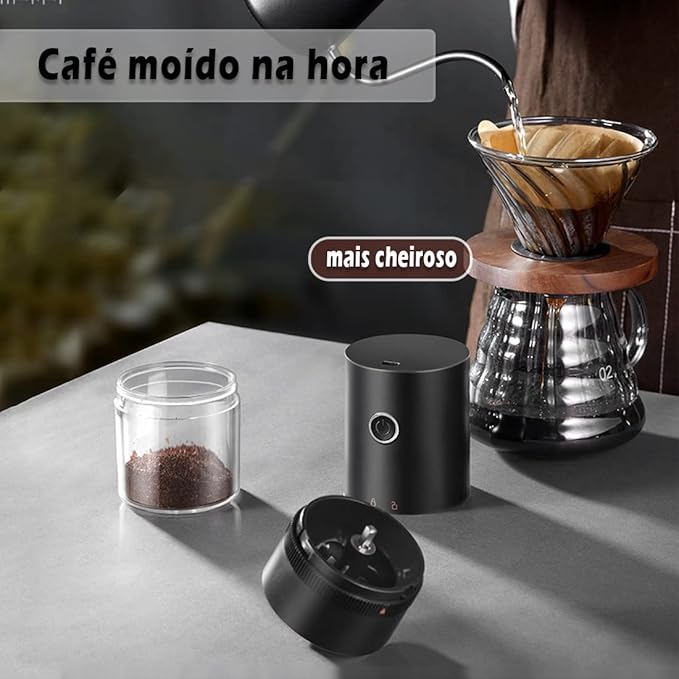 Moedor de Café Elétrico Portátil 3
