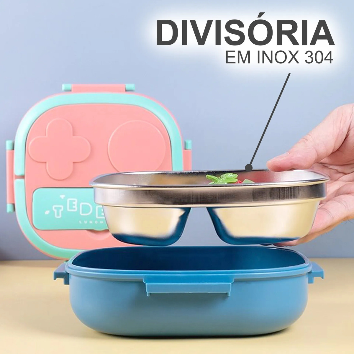 Marmita Lancheira Térmica Infantil e Adulto Portátil 5