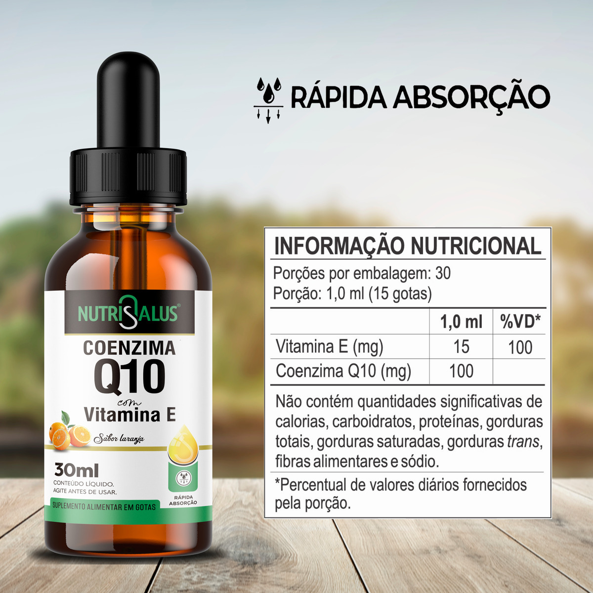 Coenzima Q10 + Vitamina E Gotas 2