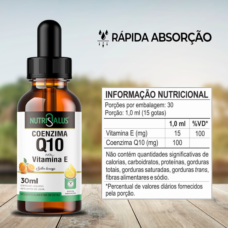 Coenzima Q10 + Vitamina E Gotas 2