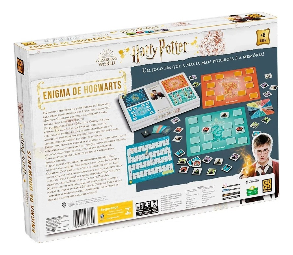 Jogo Enigma de Hogwarts Harry Potter 3