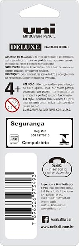 Caneta Deluxe UB 155 3