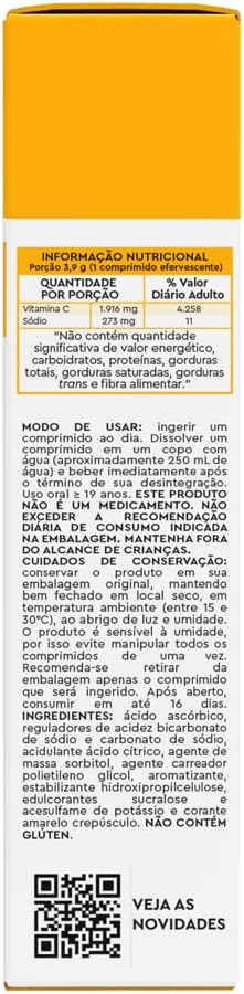 Lavitan Super C 1,9g Com 16 Comprimidos Efervescentes 4