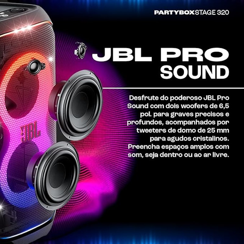 Caixa de Som PartyBox Stage 320 4