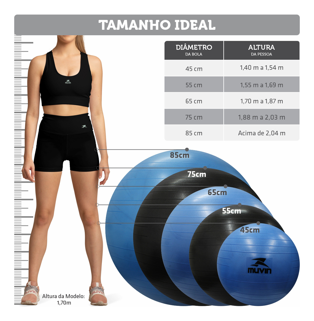 Bola de Pilates Muvin 3