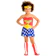 SULAMERICANA Fantasia Mulher-Maravilha Std Infantil 1