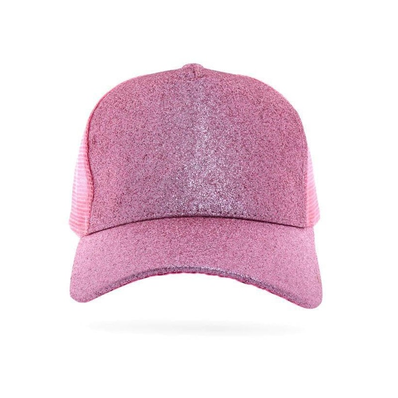 Boné Feminino Aba Curva com Brilho Saída Rabo de Cavalo Leve 2
