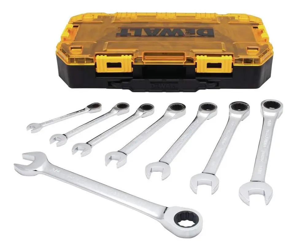 Conjunto de Chaves de Catraca Métrico 8 Peças 2