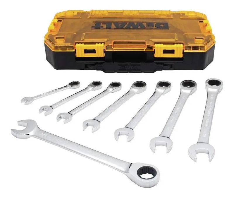 Conjunto de Chaves de Catraca Métrico 8 Peças 2