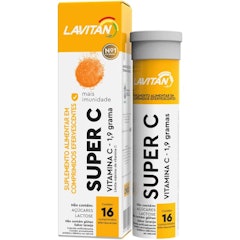 Lavitan Super C 1,9g Com 16 Comprimidos Efervescentes