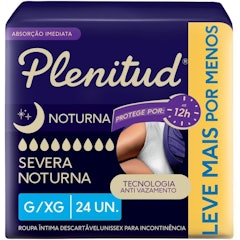Roupa Íntima Descartável Plenitud Pants Noturna