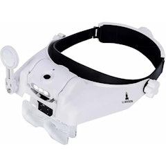 Lupa de Cabeça Lorben Óculos Profissional 3 LED