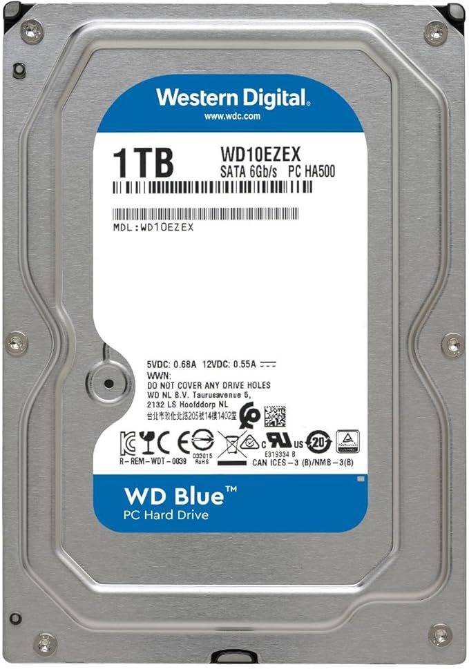 HD Interno Western Digital 1 TB Blue 2