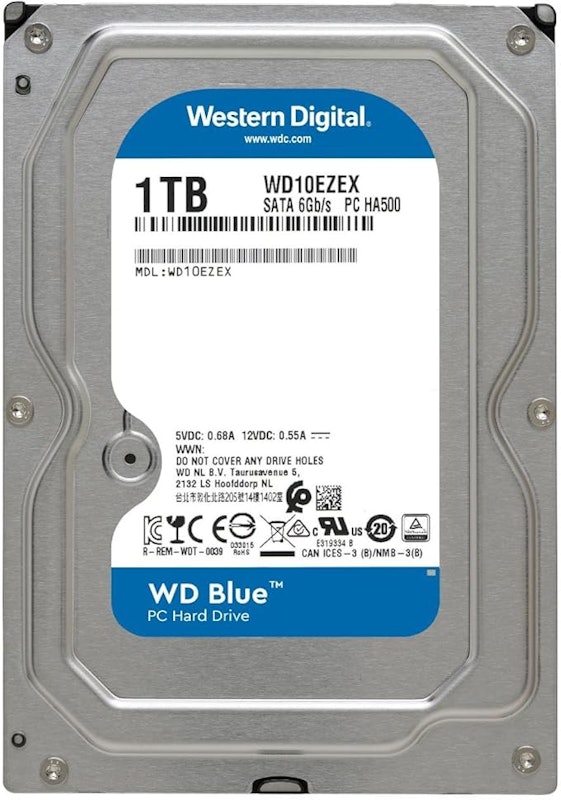 HD Interno Western Digital 1 TB Blue 2