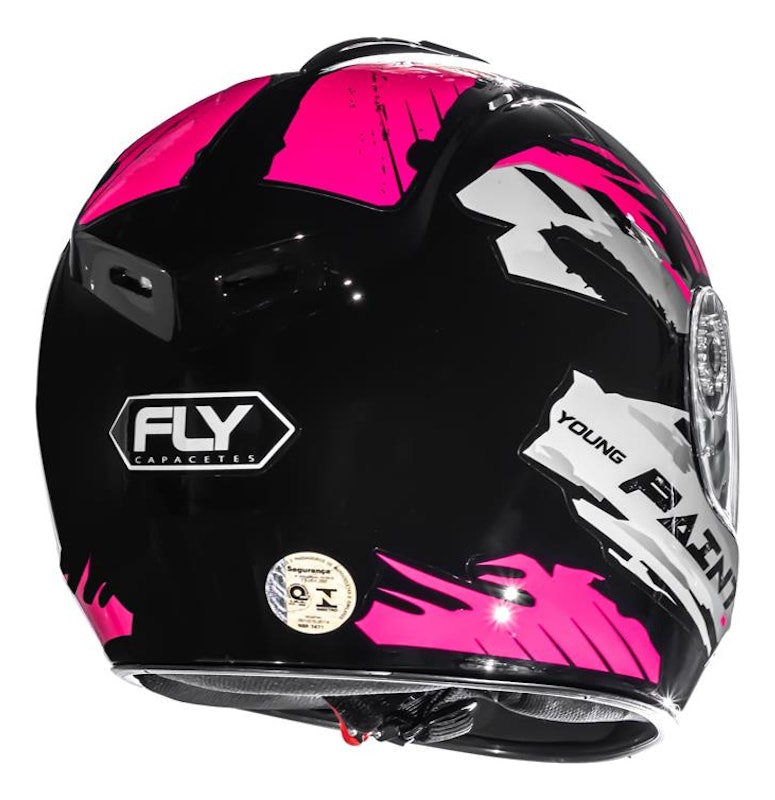 Capacete Moto Infantil Criança Fly Young Paint 4