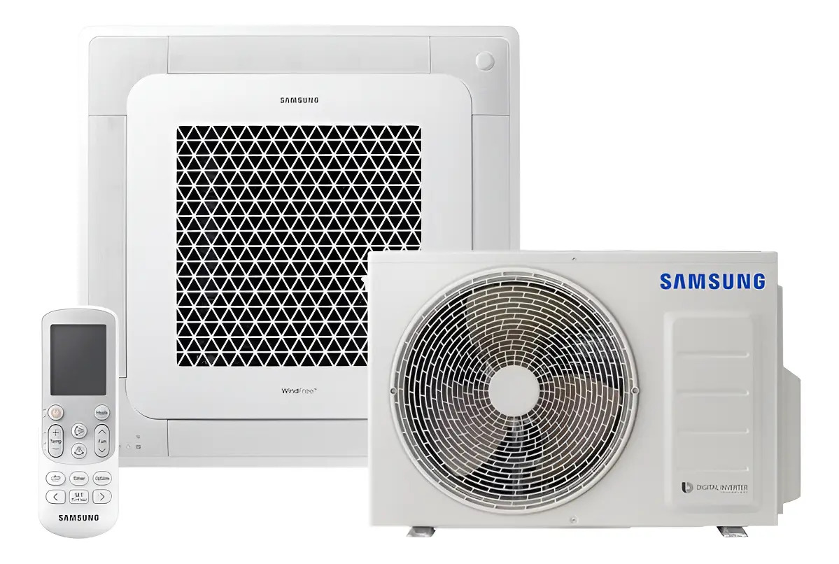Ar-Condicionado Inverter WindFree Cassete 4 Vias Wi-Fi 24.000 BTUs 220 V 1