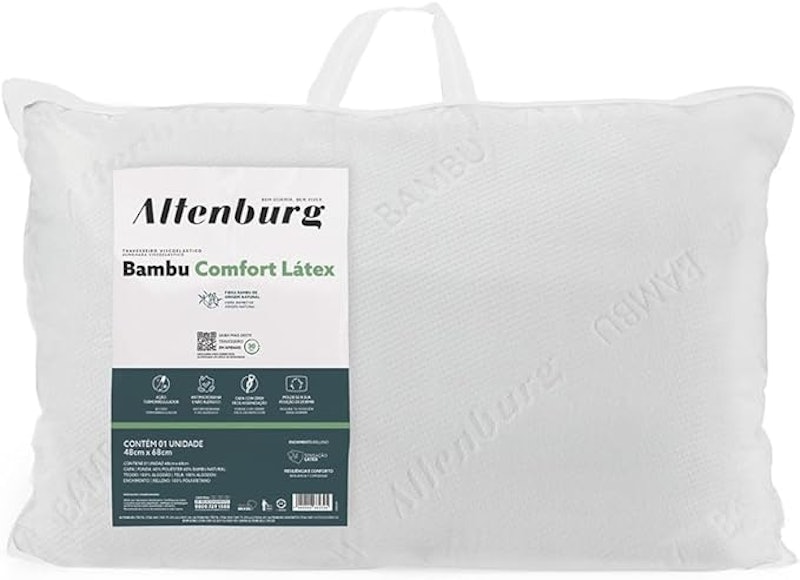 Travesseiro Altenburg Bambu Comfort Latex 1
