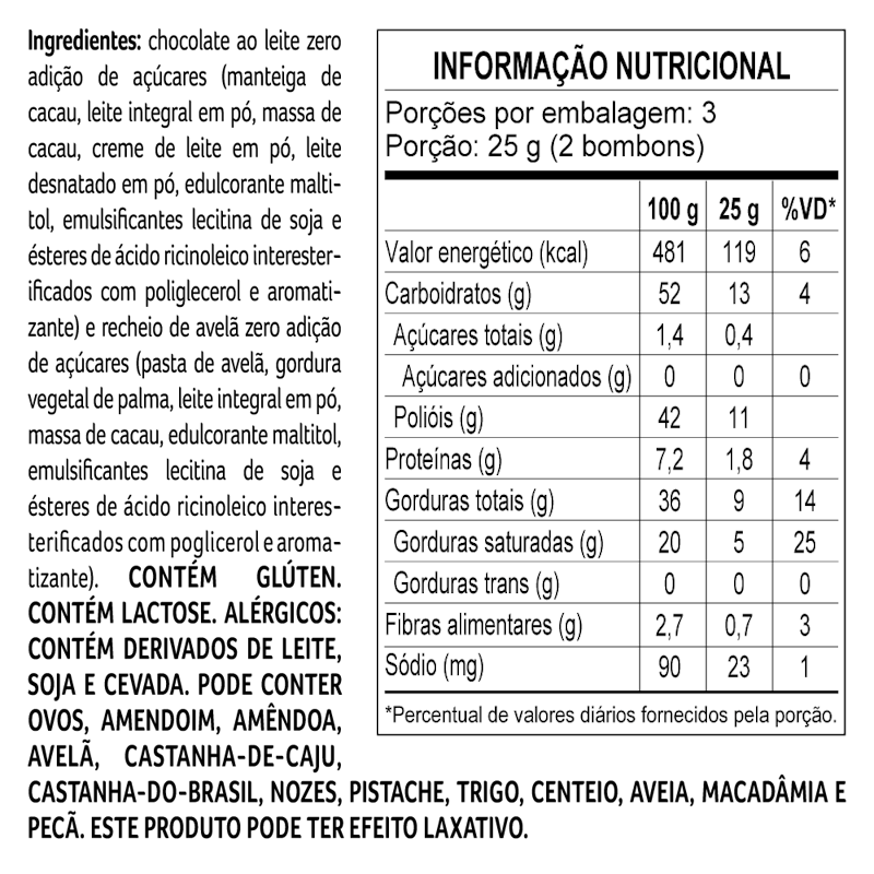 Golden Gift Zero Adição de Açúcar 160g 2