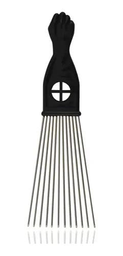 Pente Garfo Afro Black Penteado Metal 5