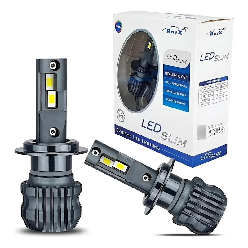 Lâmpada Ultra LED Slim 11.000 Lúmens 70 W 6000 K H7 1