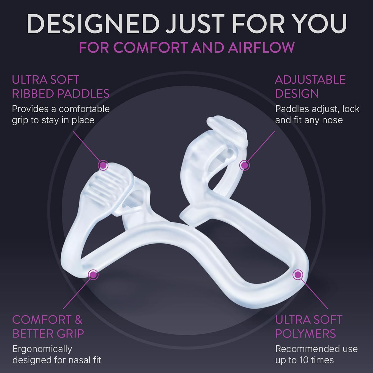 Mute Snore Stopper Nasal Dilator For Snore Reduction 2