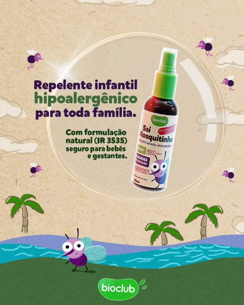 Repelente Natural De Uso Familiar - Sai Mosquitinho 2