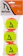 SHARK BEACH TENNIS Bola de Beach Tennis Shark BT c/ 3 Pcs 1