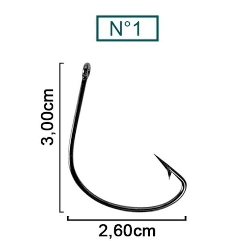Anzol Wide Gap (Nº 1) 3