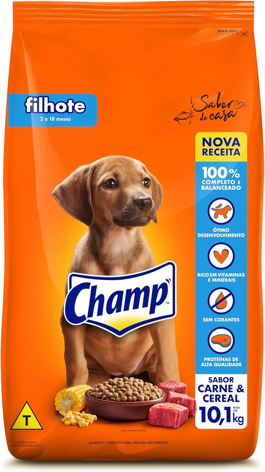 Ração Champ para Cães Filhotes 1