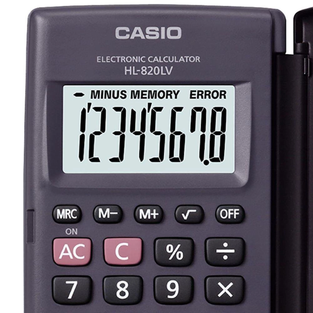 Calculadora de Bolso 8 Dígitos 3