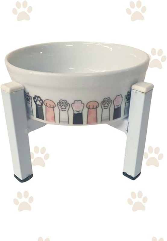 Comedouro Luxo Pet de Porcelana com Suporte Elevado 500 ml 1