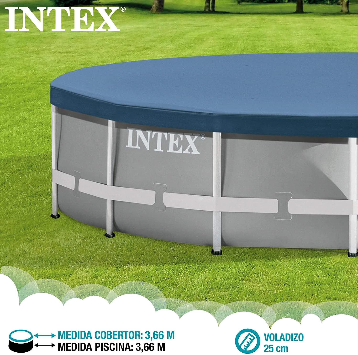 Cobertura de Piscina Ø 305 cm 4