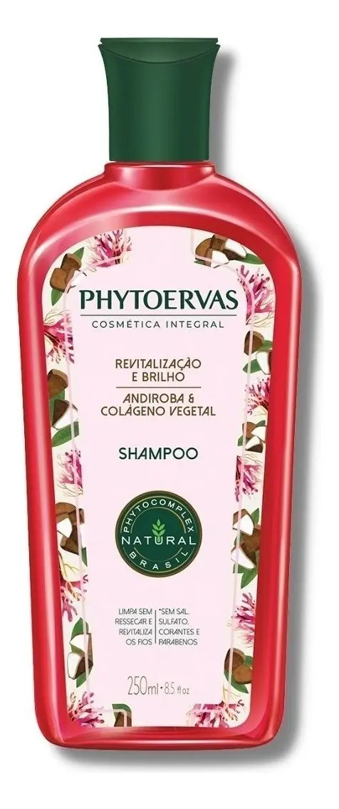 Shampoo Revitalização e Brilho Andiroba e Colágeno Vegetal 1