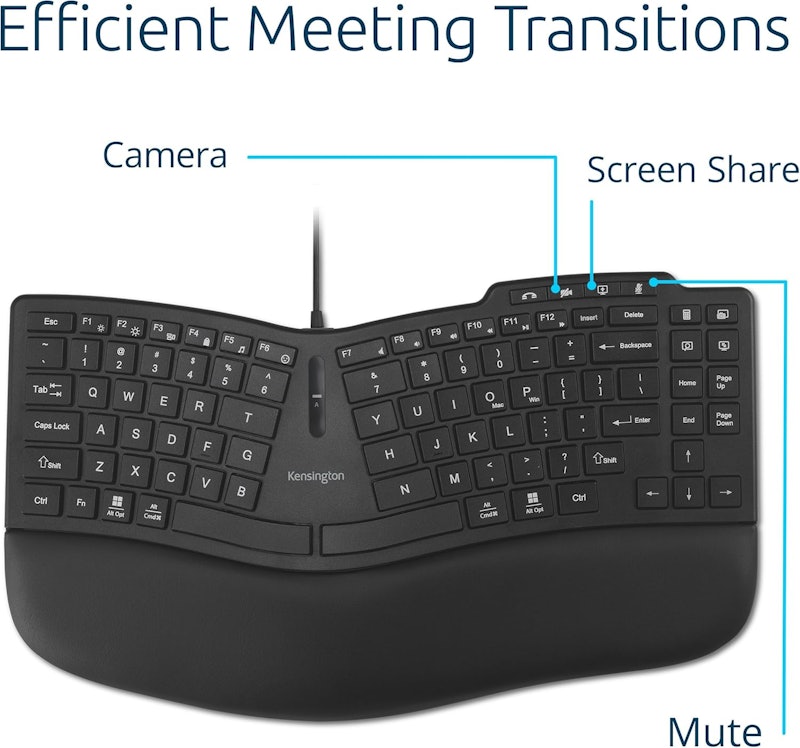 Pro Fit Ergo KB675 EQ TKL Rechargeable Keyboard 3