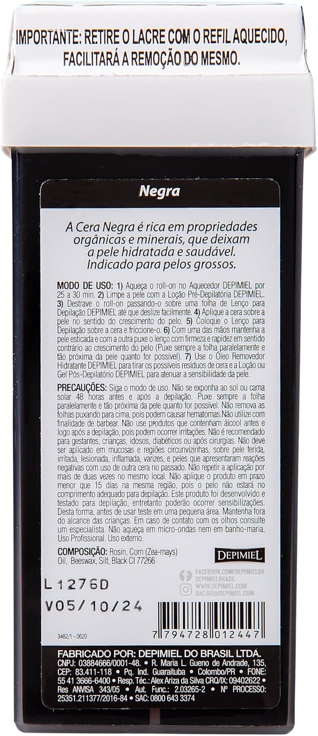 Cera Roll-On Negra Óleo de Argan 2