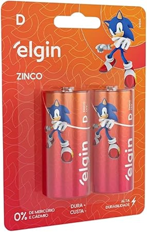 Pilha Comum D Zinco-Carvão 1