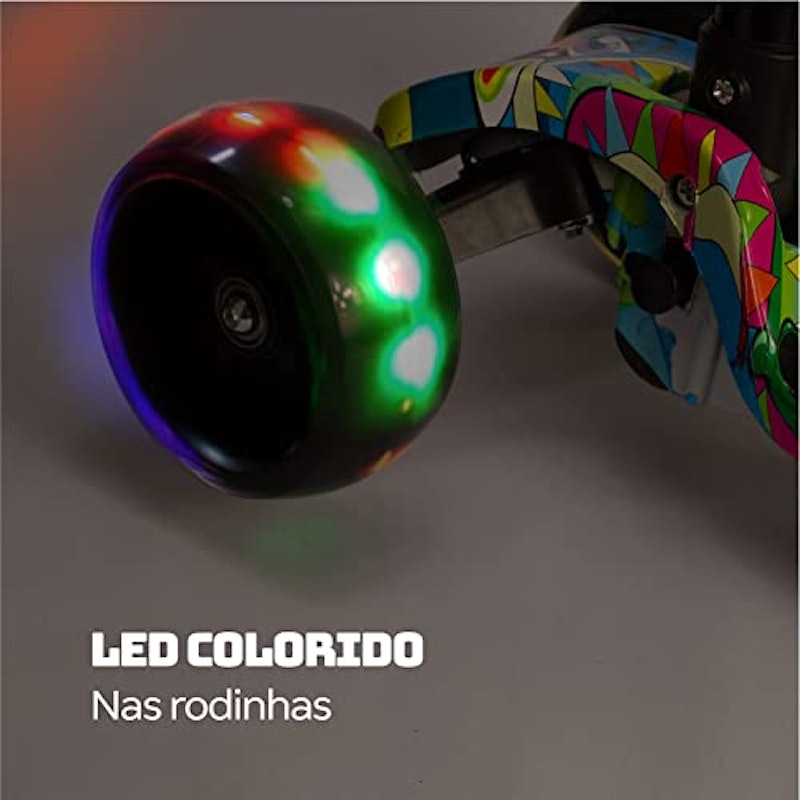 Patinete Infantil 3 Rodas com Led 5