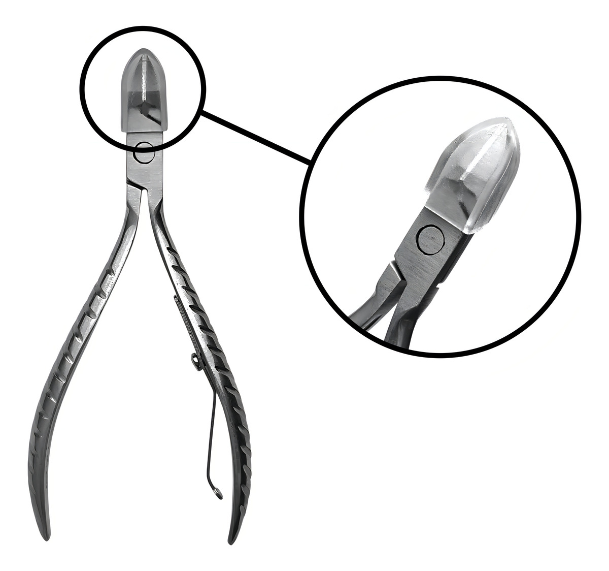 Alicate Desencravador de Unhas Cabo Chanfrado Aço Inox 1763B 4